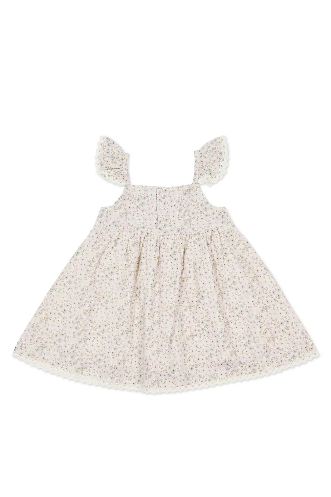 Organic Cotton Elodie Dress - Fifi Violet