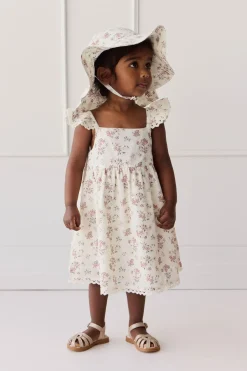 Organic Cotton Elodie Dress - Selena Blush