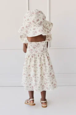 Organic Cotton Elodie Dress - Selena Blush
