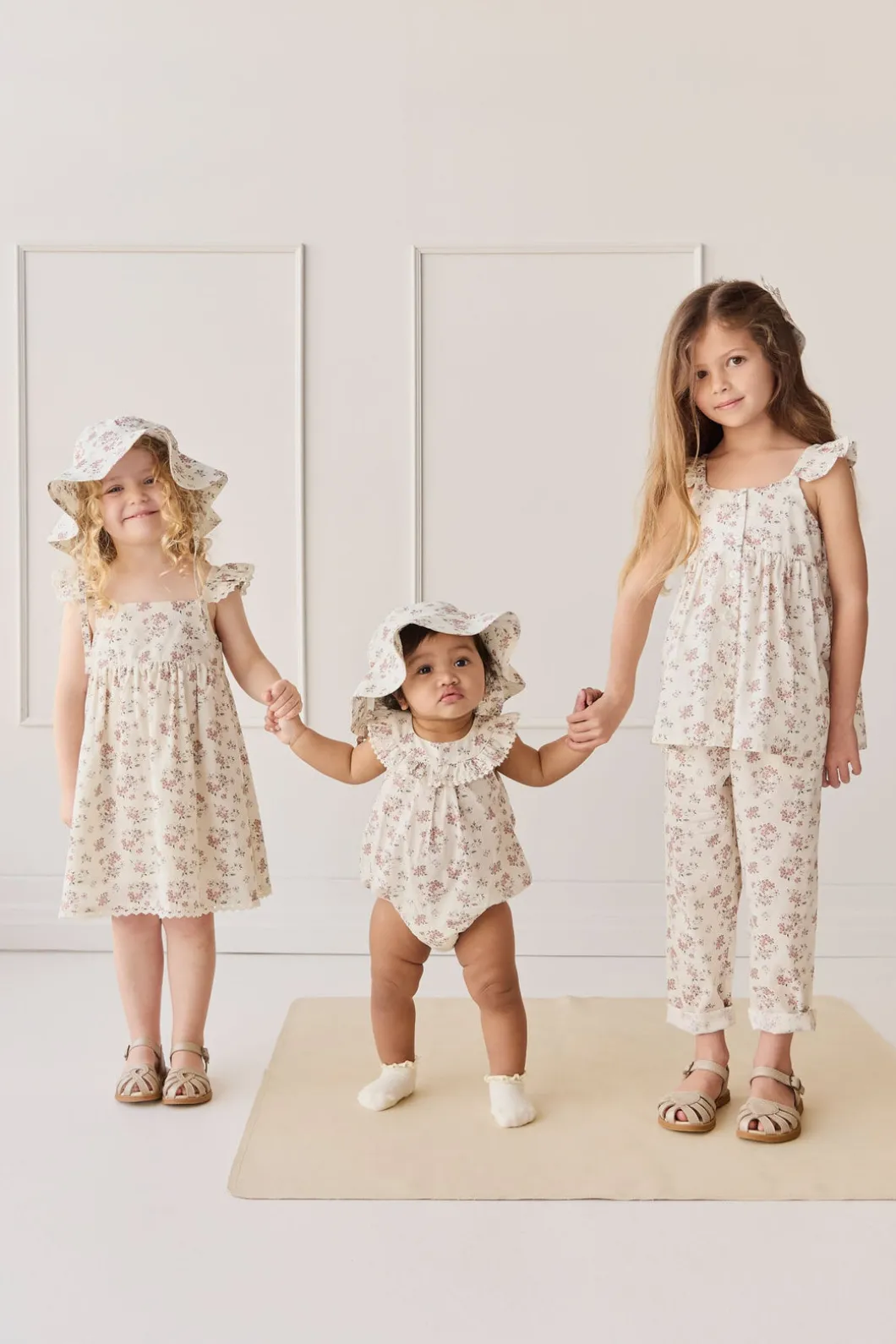 Organic Cotton Elodie Dress - Selena Blush