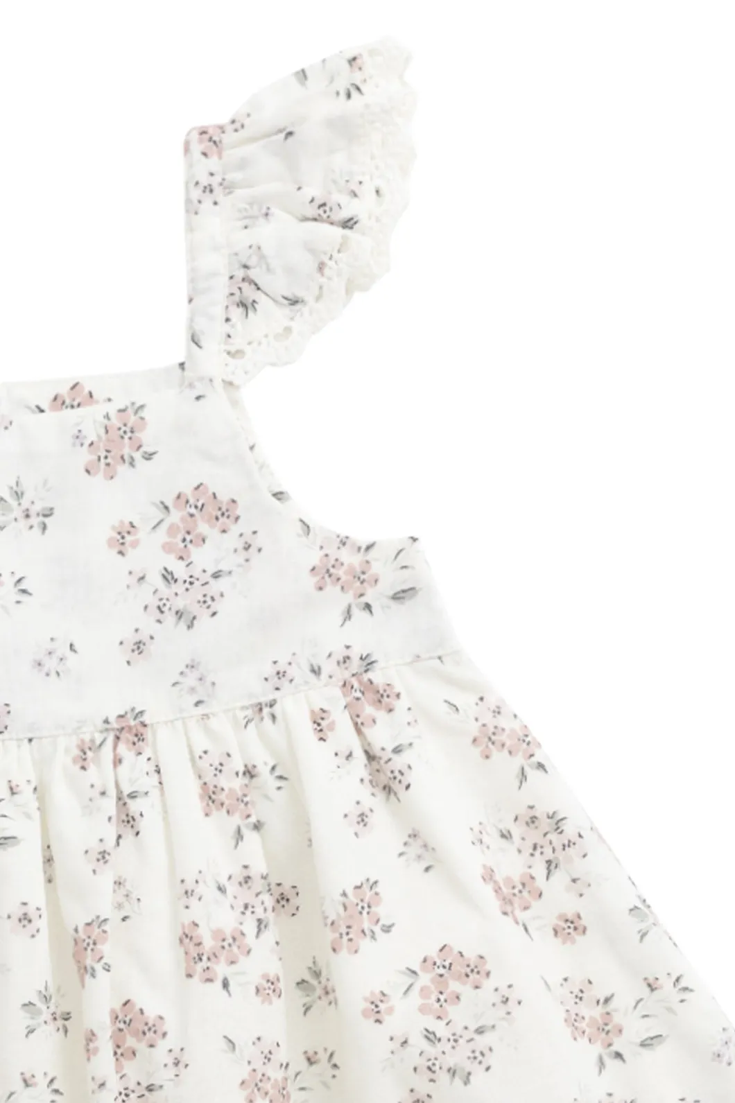 Organic Cotton Elodie Dress - Selena Blush