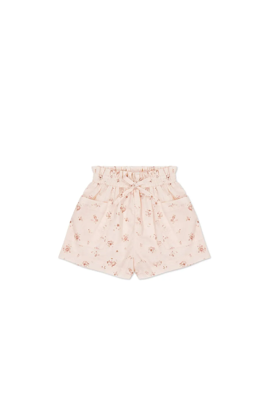 Organic Cotton Emelia Short - Petite Fleur Soft Peony