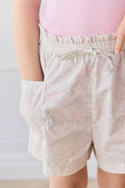 Organic Cotton Emelia Short - Azra Slightly Pink