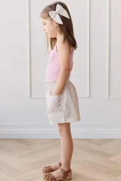 Organic Cotton Emelia Short - Azra Slightly Pink