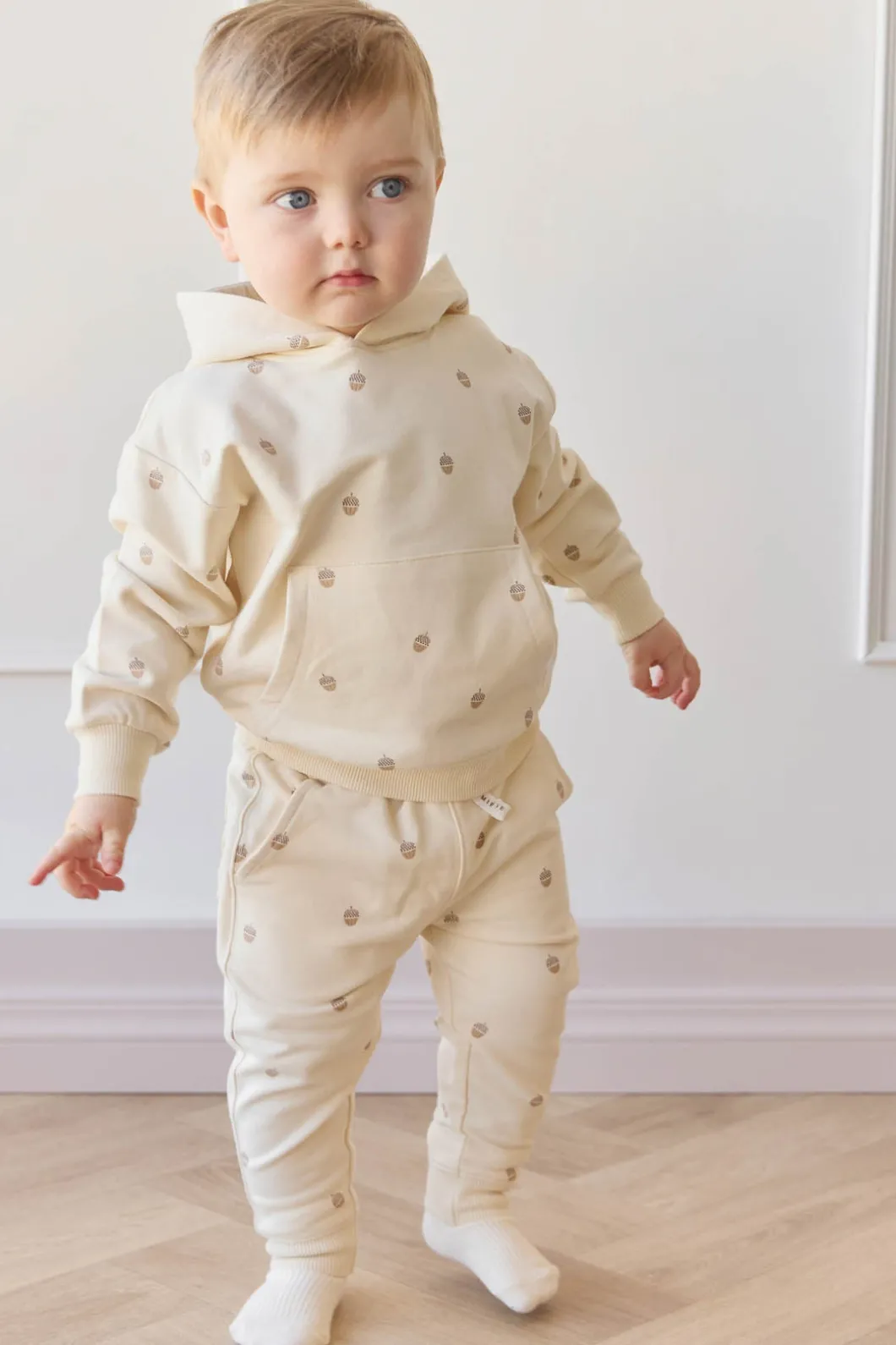 Organic Cotton Erol Hoodie - Acorns Whitecap Gray