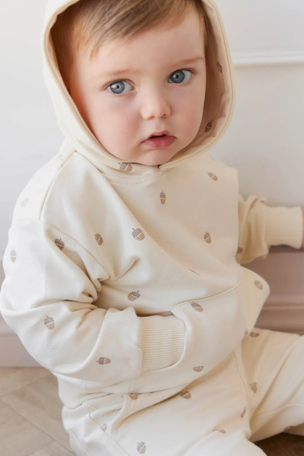 Organic Cotton Erol Hoodie - Acorns Whitecap Gray