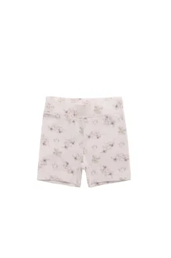 Organic Cotton Everyday Bike Short - Sweet Pea Floral