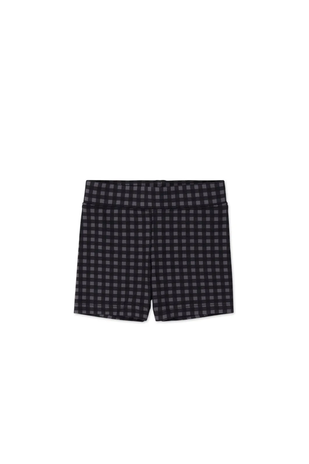 Organic Cotton Everyday Bike Short - Gingham Night