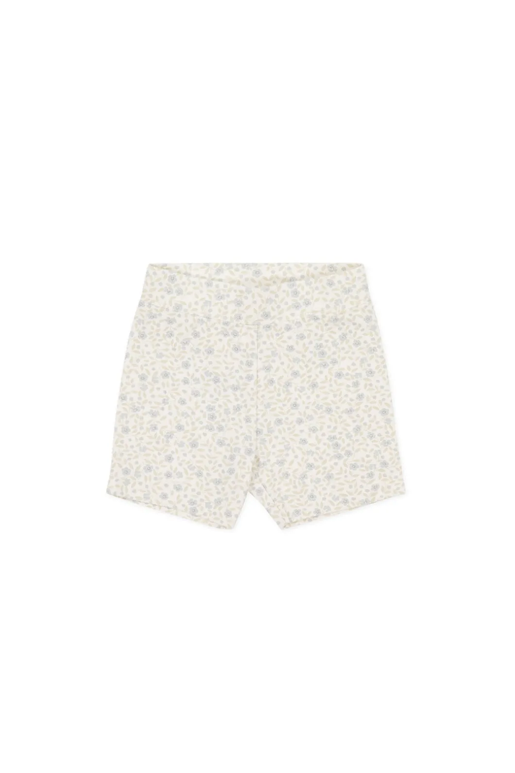 Organic Cotton Everyday Bike Short - Elodie Whisper White
