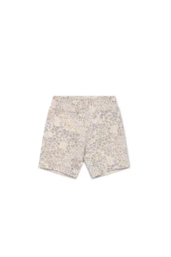 Organic Cotton Everyday Bike Short - April Floral Mauve