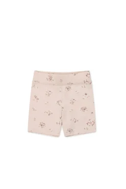Organic Cotton Everyday Bike Short - Petite Fleur Soft Peony