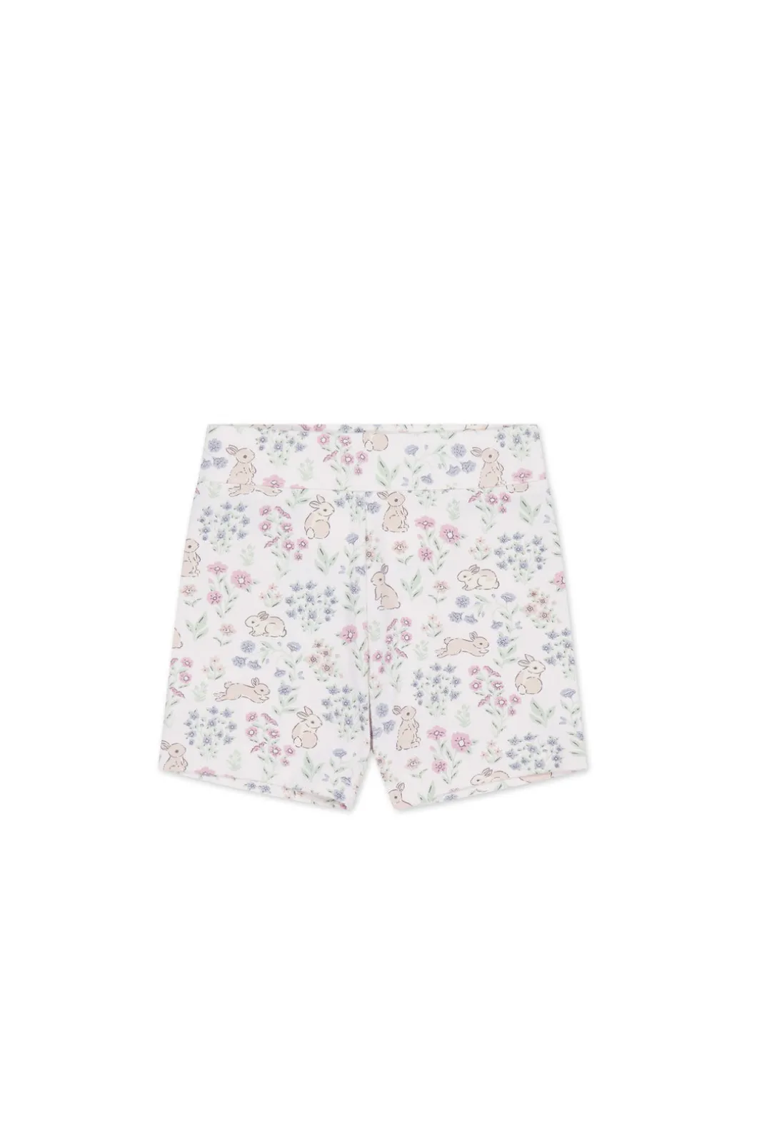 Organic Cotton Everyday Bike Short - Penny's Egg Hunt Parisian Pink