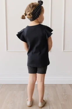 Organic Cotton Everyday Bike Short - Gingham Night