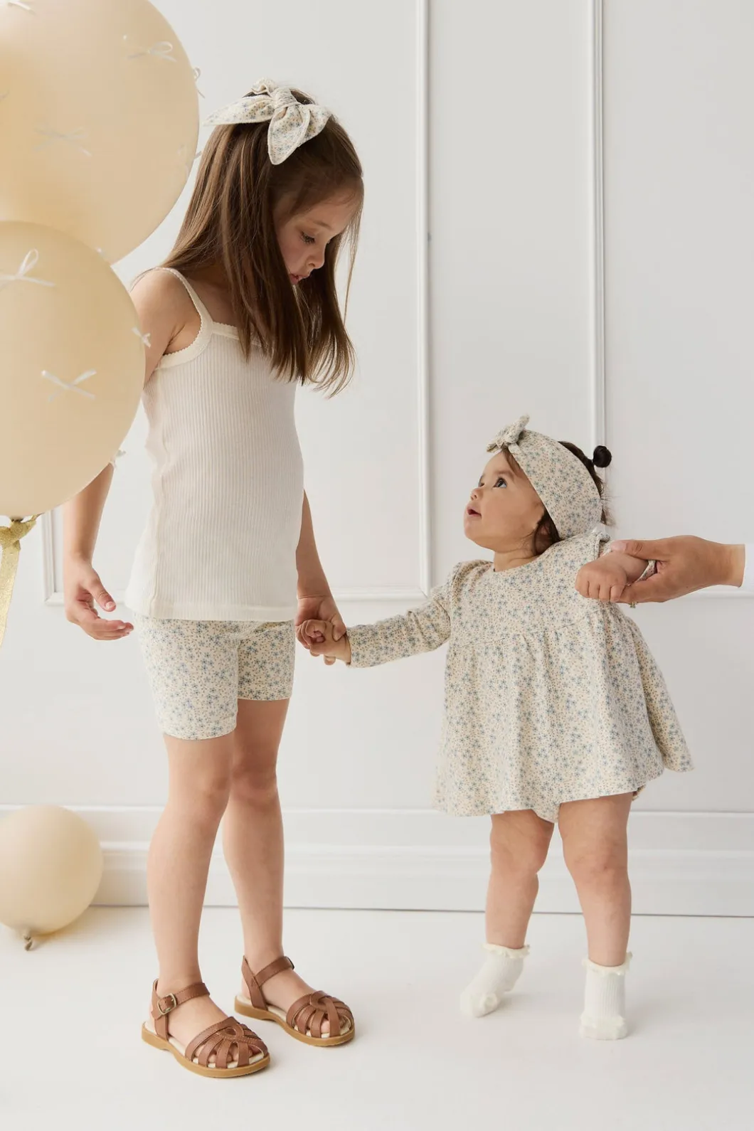 Organic Cotton Everyday Bike Short - Adnola Floral