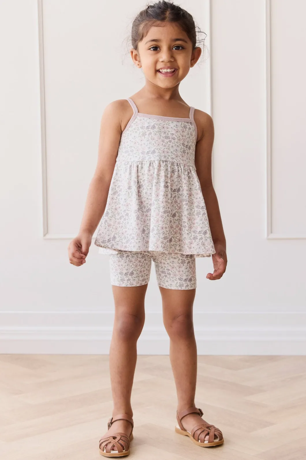 Organic Cotton Everyday Bike Short - Fifi Lilac