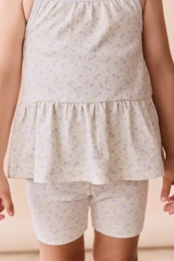 Organic Cotton Everyday Bike Short - Emmy Lilac