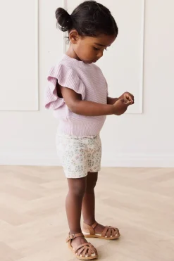 Organic Cotton Everyday Bike Short - Penny's Egg Hunt Parisian Pink