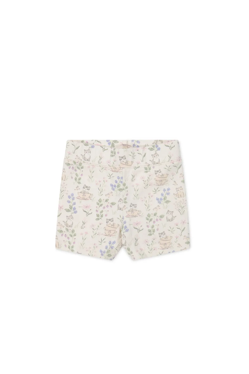 Organic Cotton Everyday Bike Short - Moons Garden Lavender