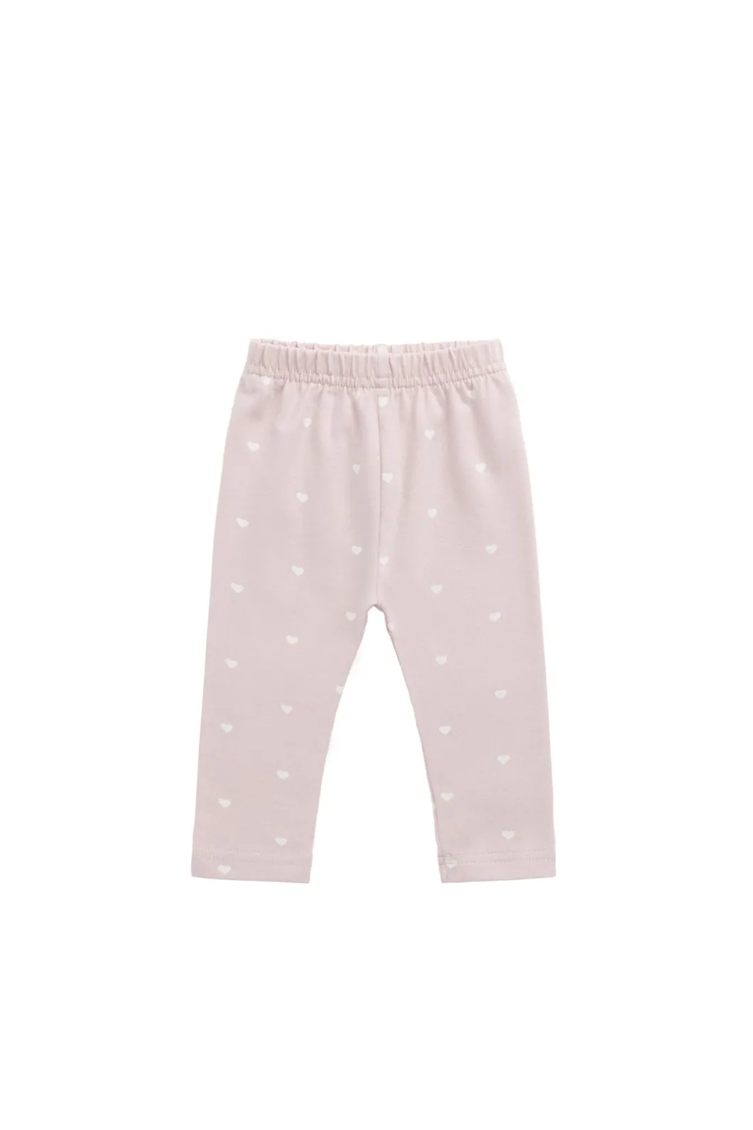 Organic Cotton Everyday Legging - Petite Heart Old Rose