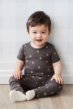 Organic Cotton Everyday Legging - Fox Cubs Wolf