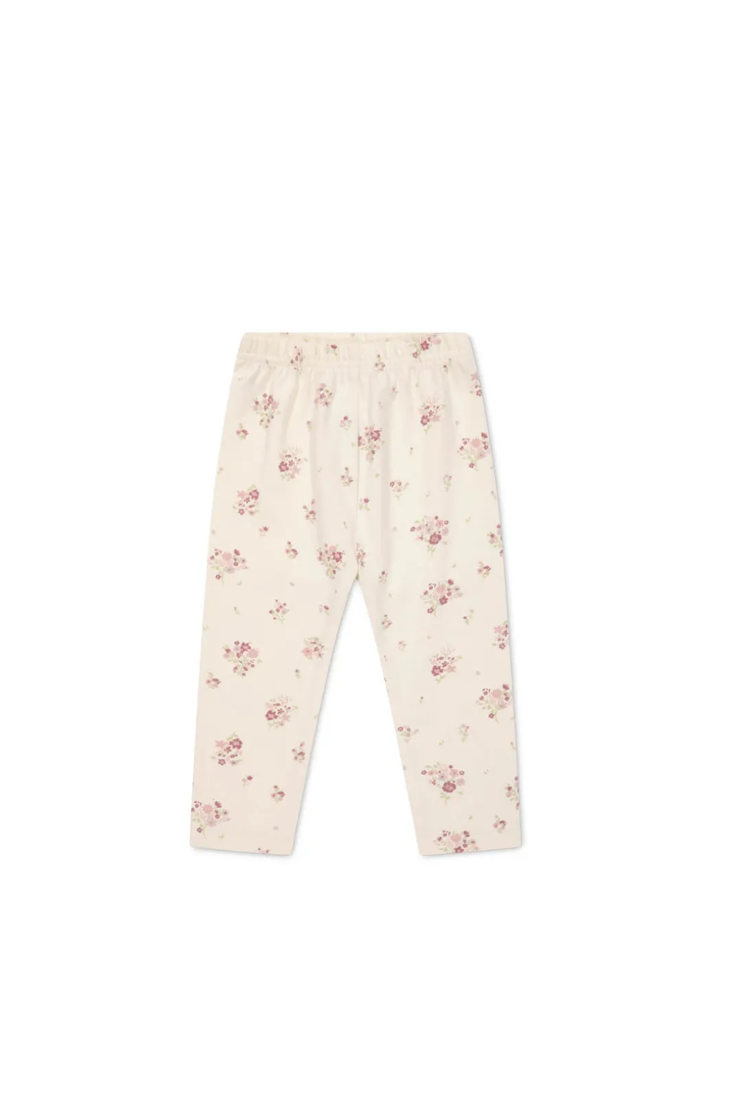Organic Cotton Everyday Legging - Lauren Floral Tofu