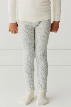 Organic Cotton Everyday Legging - Claudette Pearl Blue