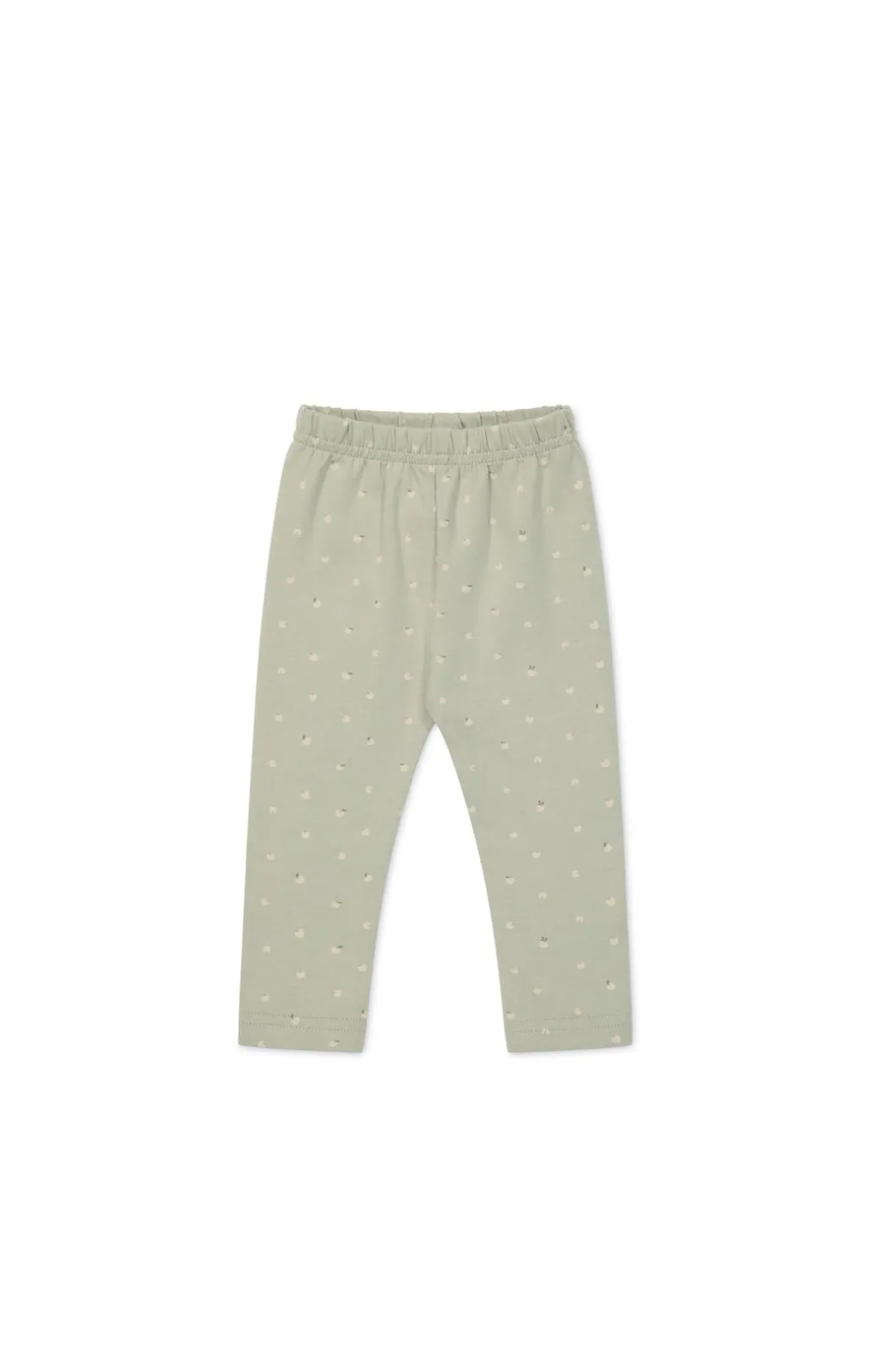 Organic Cotton Everyday Legging - Fresh Apples Abbey Stone