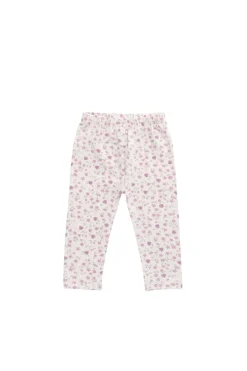 Organic Cotton Everyday Legging - Adaline Berries Ballet Pink