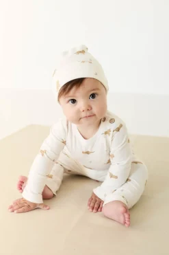 Organic Cotton Everyday Legging - Lenny Leopard Cloud