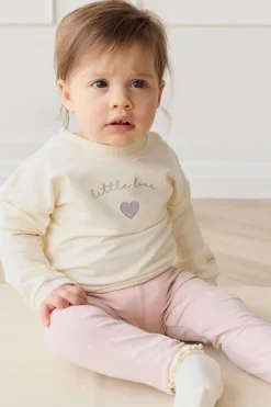Organic Cotton Everyday Legging - Petite Heart Old Rose