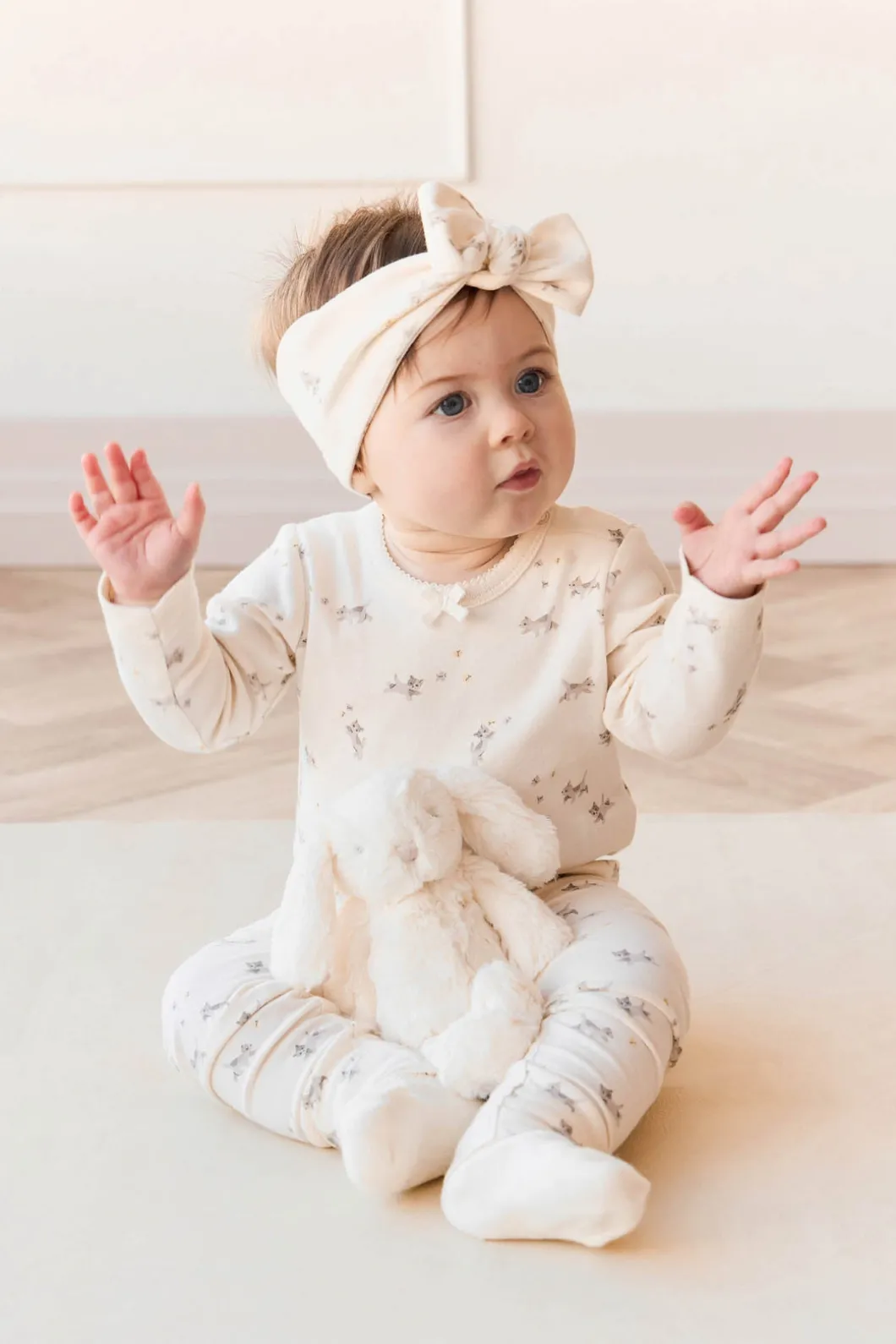 Organic Cotton Everyday Legging - Playful Kittens