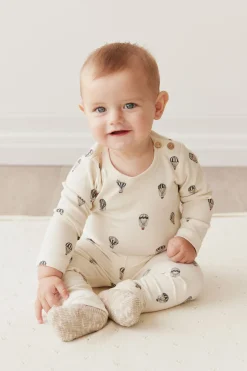 Organic Cotton Everyday Legging - Montgolfiere Cloud