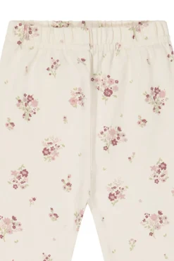 Organic Cotton Everyday Legging - Lauren Floral Tofu