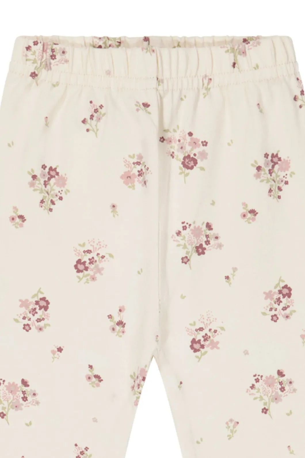 Organic Cotton Everyday Legging - Lauren Floral Tofu