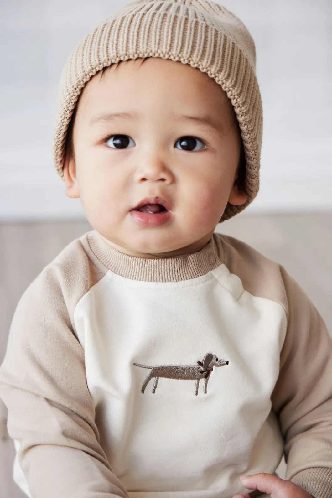 Organic Cotton Everyday Legging - Cosy Basil Cloud