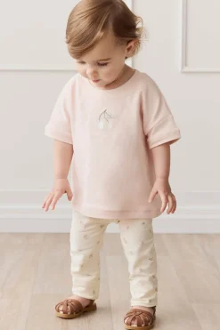 Organic Cotton Everyday Legging - Meredith Egret