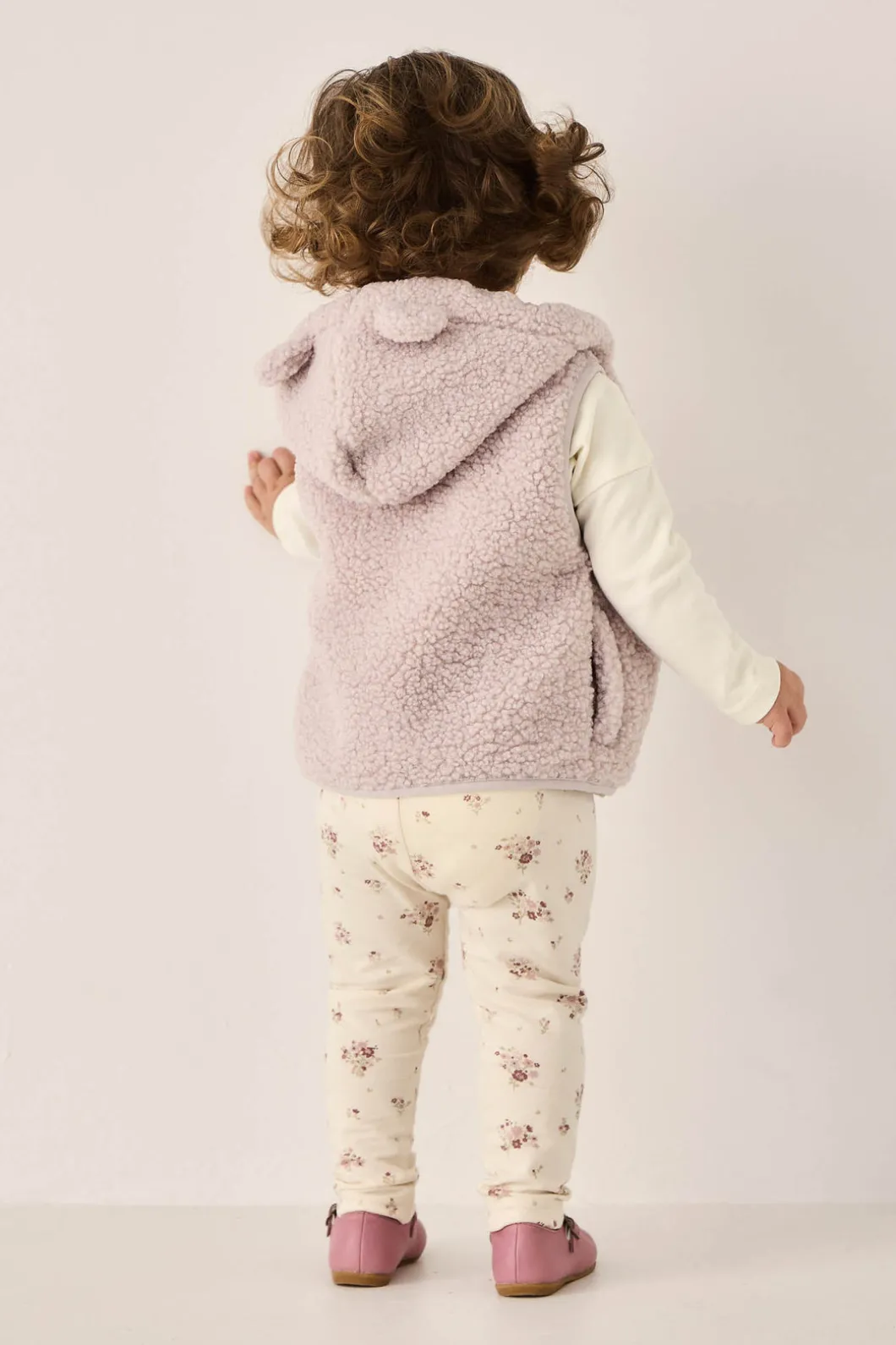 Organic Cotton Everyday Legging - Lauren Floral Tofu