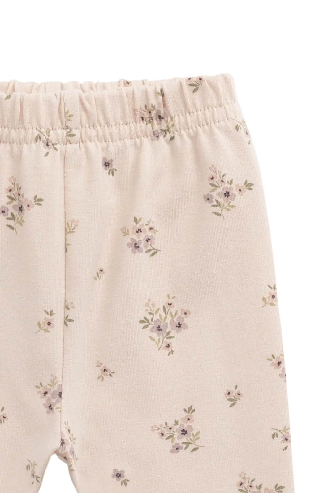 Organic Cotton Everyday Legging - Goldie Bouquet Pink Tint