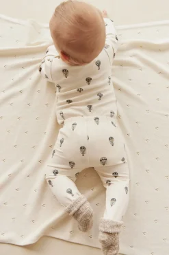 Organic Cotton Everyday Legging - Montgolfiere Cloud