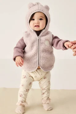 Organic Cotton Everyday Legging - Lauren Floral Tofu