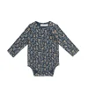 Organic Cotton Fernley Bodysuit - Charlie's Backyard Navy