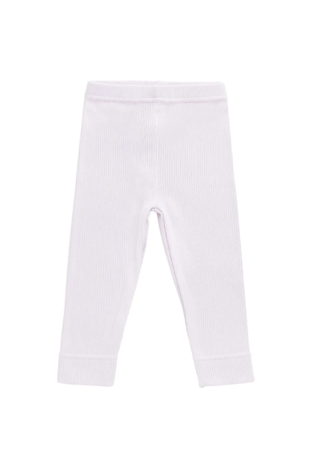 Organic Cotton Fine Rib Everyday Legging - Popsicle