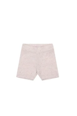 Organic Cotton Fine Rib Elisa Bike Short - Tulip Fleck