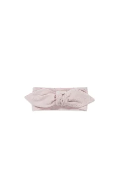Organic Cotton Fine Rib Lilian Headband - Tulip Fleck