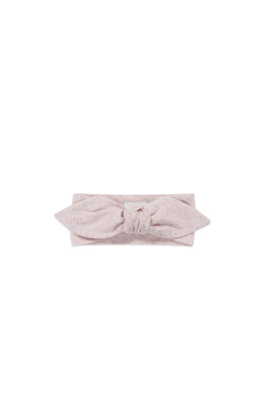 Organic Cotton Fine Rib Lilian Headband - Tulip Fleck