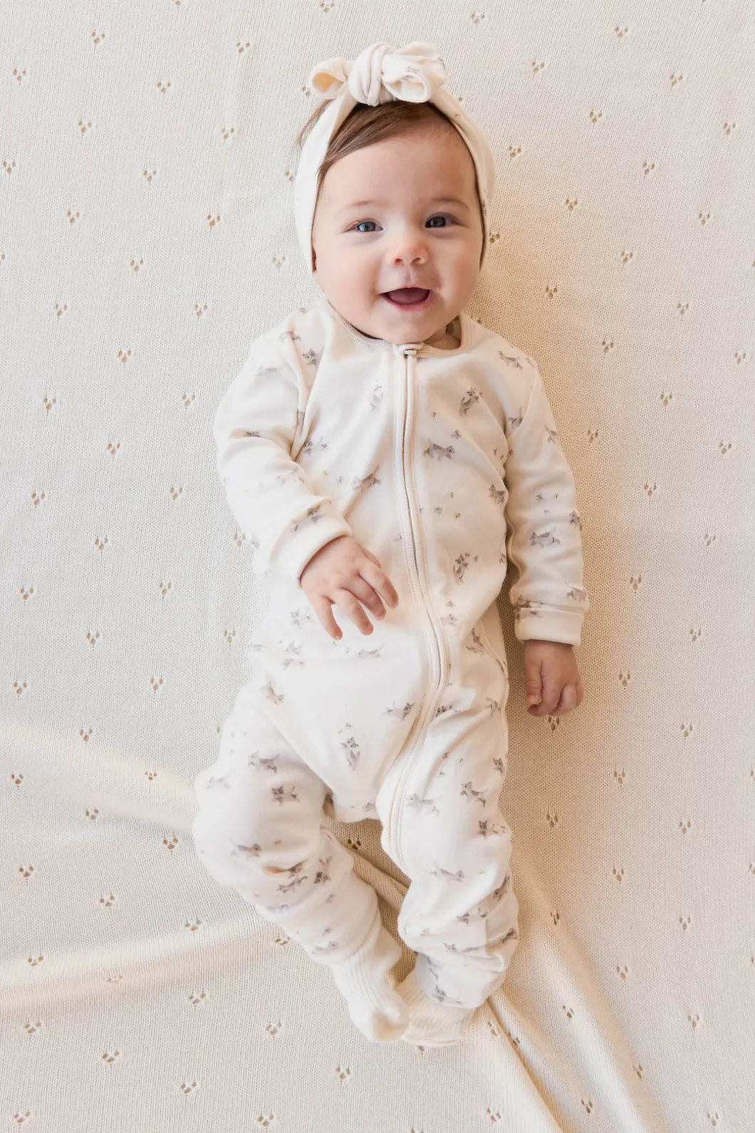Organic Cotton Frankie Onepiece - Playful Kittens