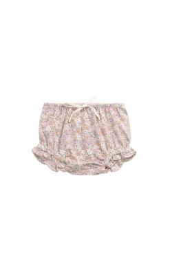 Organic Cotton Frill Bloomer - Chloe Mauve