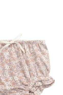 Organic Cotton Frill Bloomer - Chloe Mauve