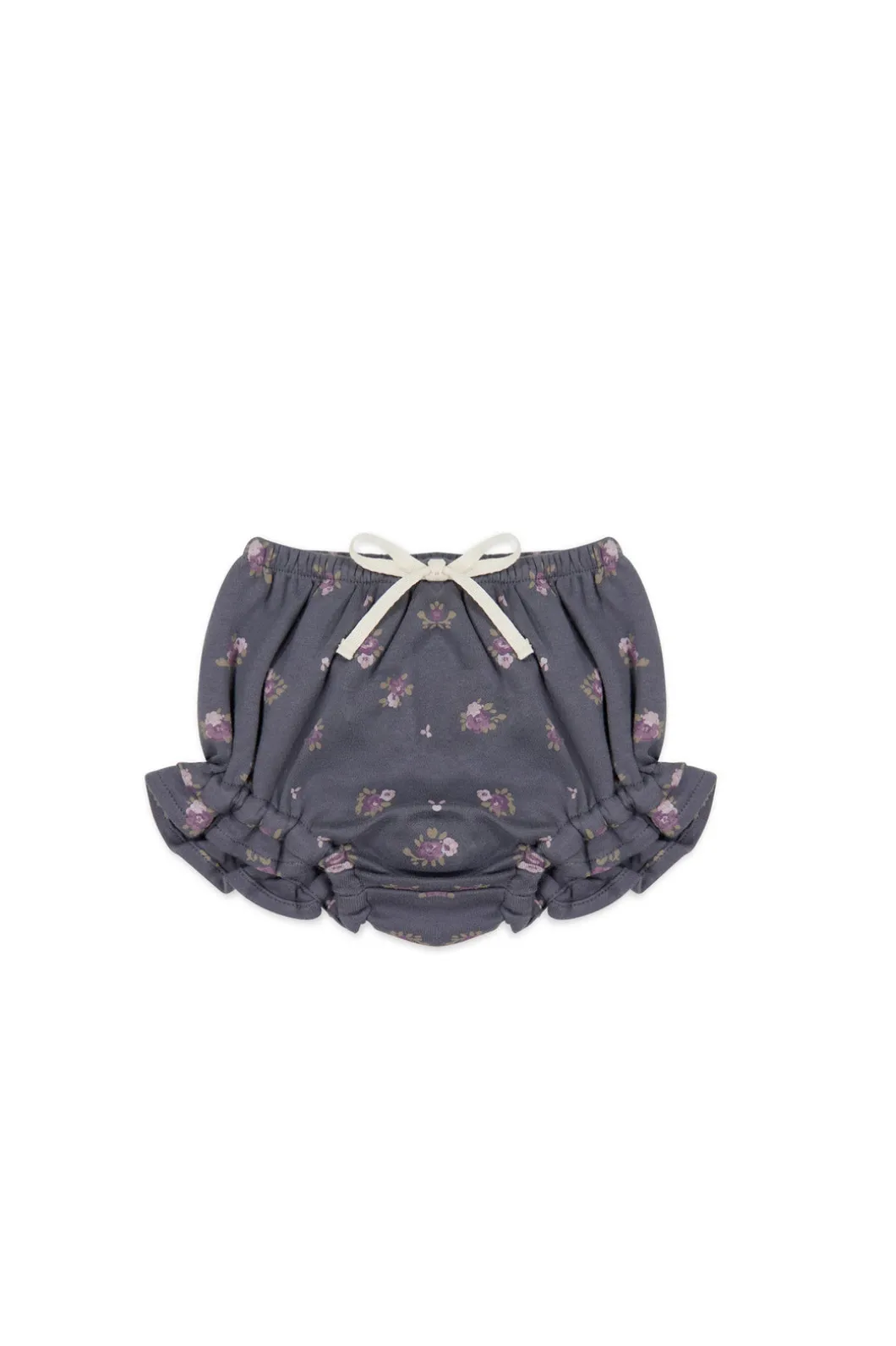 Organic Cotton Frill Bloomer - Simone Lava