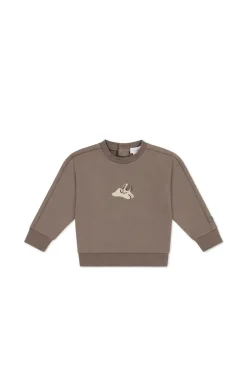 Organic Cotton Georgie Sweatshirt - Tweed Sasha Puppy